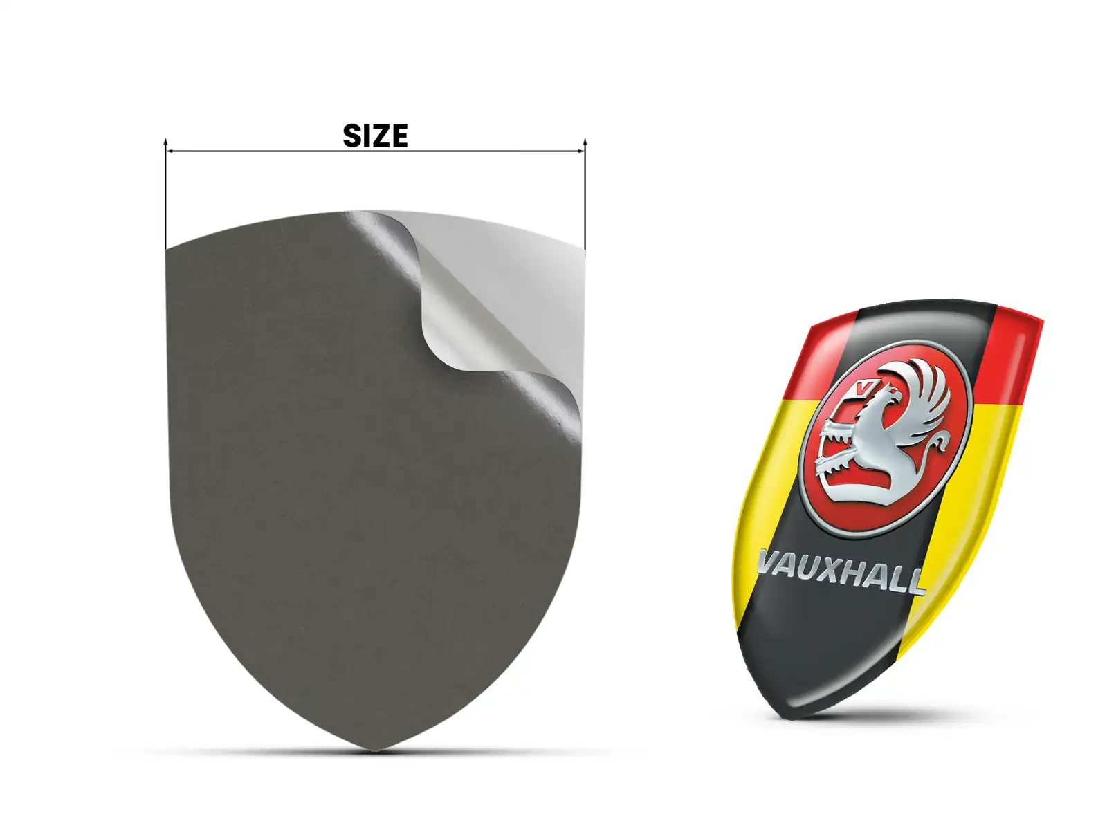Vauxhall Decalcomanie Lunotto Auto Resistenti Stile Universale